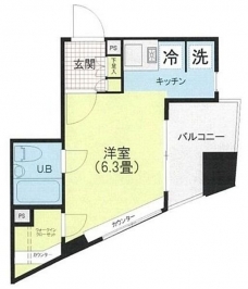日神デュオステージ笹塚西館の間取り図