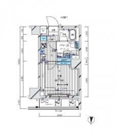 メインステージ三ノ輪EASTの間取り図