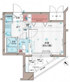 メインステージ五反田駅前の間取り図
