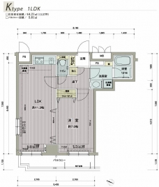 メインステージ西新宿の間取り図