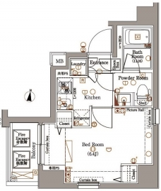 アクサス桜台Sta.の間取り図