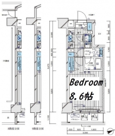 メインステージ北千住VIの間取り図