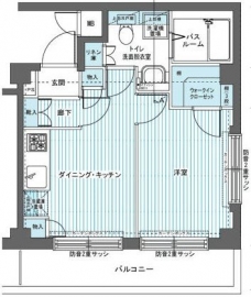 トーシンフェニックス新高円寺参番館の間取り図