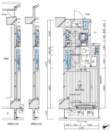 メインステージ北千住VIの間取り図