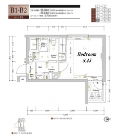 アクサスガレリアレジデンス東高円寺の間取り図