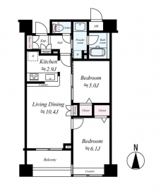 アーバンフィールド曳舟の間取り図