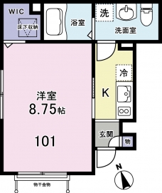 リバーパーク隅田IIIの間取り図