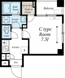 リブリ・GLANZの間取り図