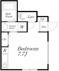 リステラス新宿の間取り図