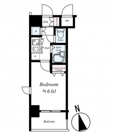 ガリシア早稲田の間取り図