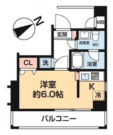 プリヴィレージュ目黒南の間取り図