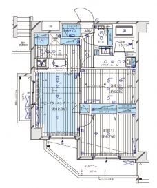 メインステージ本蓮沼の間取り図