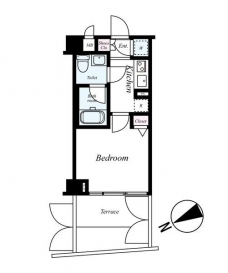 AXAS品川シーサイドの間取り図