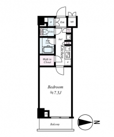 ルーブル板橋区役所前の間取り図