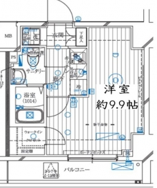 レガリス亀戸の間取り図