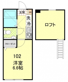 シャンブル日吉の間取り図