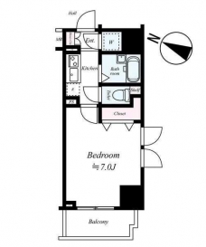 菱和パレス笹塚の間取り図