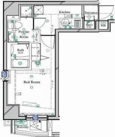 ARTESSIMOLINKBE’RISの間取り図