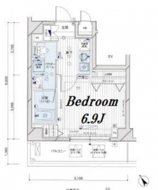 メインステージ押上IIIの間取り図