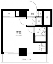 ライオンズマンション中野東の間取り図