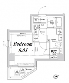 アクサス神楽坂の間取り図