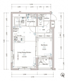 アークマーク東中野の間取り図