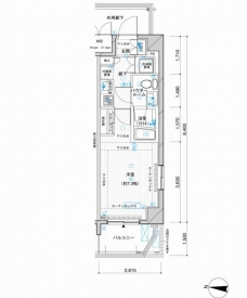 メインステージ押上IVの間取り図