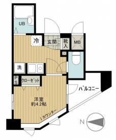 メインステージ南麻布の間取り図
