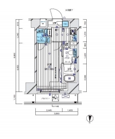メインステージ三ノ輪EASTの間取り図