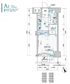 メインステージ川口WESTの間取り図