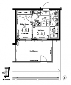 アークマーク三軒茶屋の間取り図