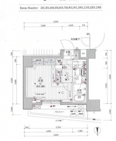 メインステージ浅草国際通りの間取り図