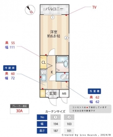 メインステージ大井町の間取り図