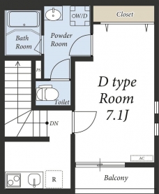 リブリ・kitakasaiの間取り図