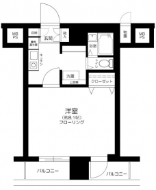シティハイツ新小岩の間取り図