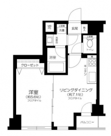 ダイアパレス飯田橋IIの間取り図
