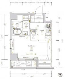 アークマーク田端GRの間取り図