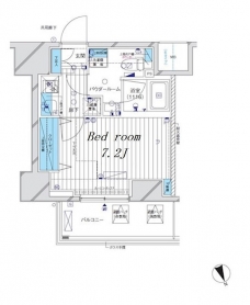 メインステージ目黒IIIの間取り図