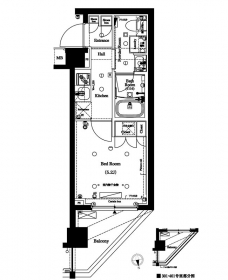 アークマーク品川中延Sta.の間取り図