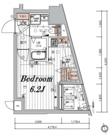 メインステージ北千住IIの間取り図