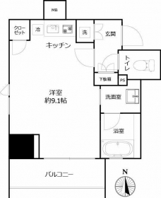 リアルテ亀戸の間取り図