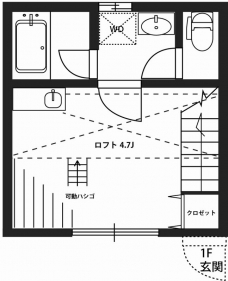 コーポUSHIOの間取り図