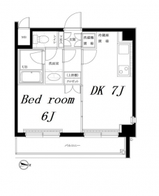 ルーブル上高井戸の間取り図