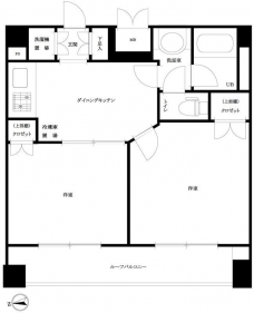 ルーブル高田馬場参番館の間取り図