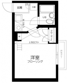 ジュネパレス市川第２４Ｃの間取り図