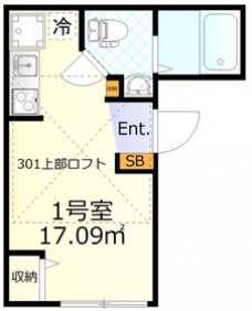クレール雑色の間取り図