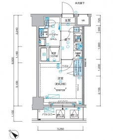 メインステージ立川IIの間取り図
