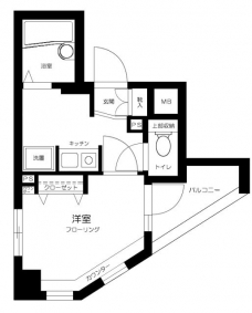 メインステージ南麻布の間取り図