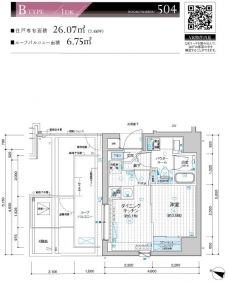 メインステージ上石神井の間取り図