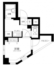 メインステージ南麻布の間取り図